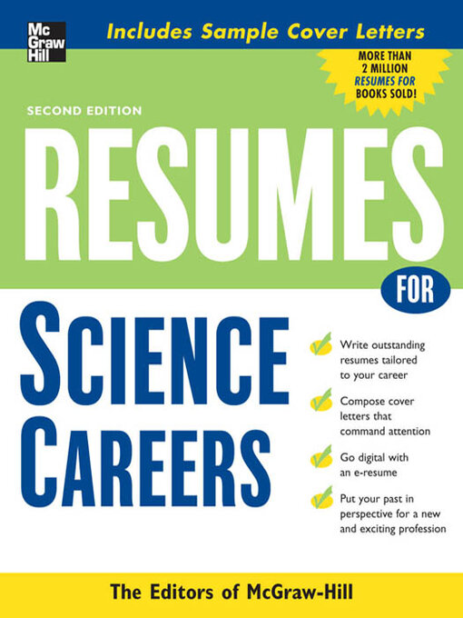 Title details for Resumes for Science Careers by McGraw Hill - Available